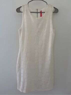 Off white mini dress